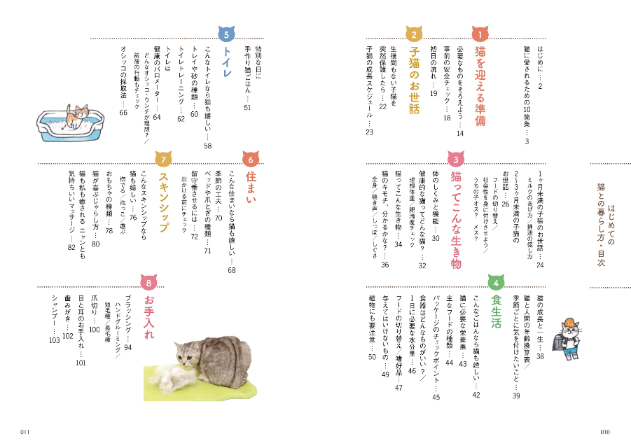 『はじめての猫とのしあわせな暮らし方』の画像