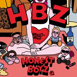 HONEST BOYZ®︎1st Album『HBZ』アナログ盤　ジャケット写真
