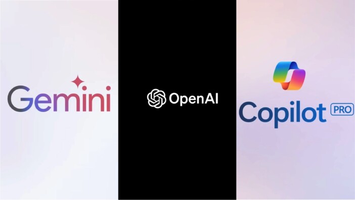 Google『Gemini』、OpenAI『ChatGPT』、Microsoft『Copilot』……3社の有料プランを比較