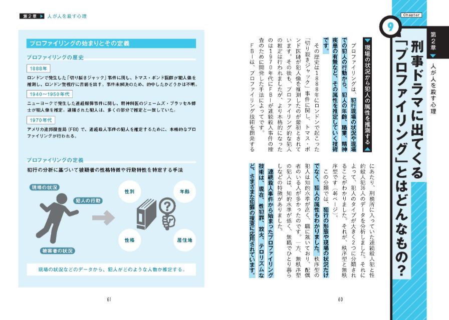 『眠れなくなるほど面白い　図解　犯罪心理学』の画像