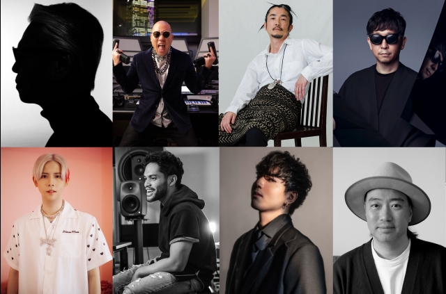 今井了介、大沢伸一 、Jeff Miyahara、starRo、☆Taku Takahashi、BANVOX、Matt Cab & MATZ　アーティスト写真