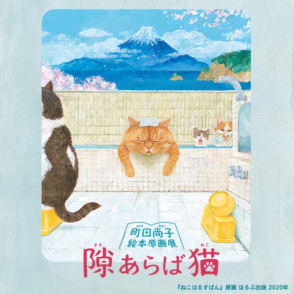 「隙あらば猫」町田尚子展が京都大丸で開催