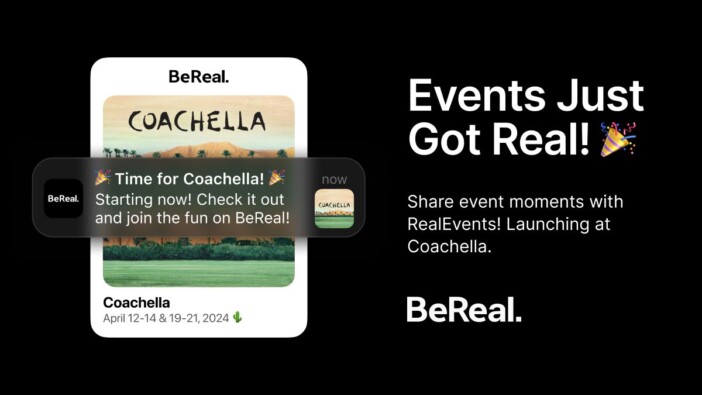 BeRealに新機能搭載、「RealEvents」でアーティストと思い出を共有しよう