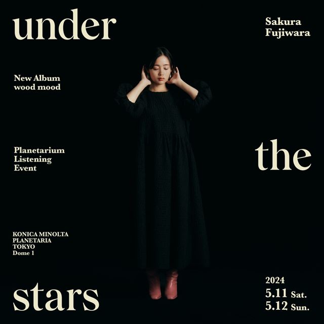 『Sakura Fujiwara wood mood under the stars』キービジュアル