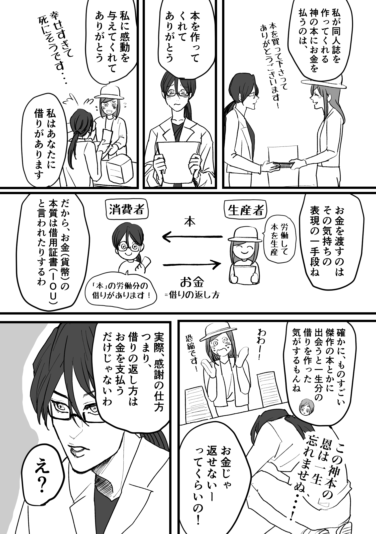 【漫画】『コミケで分かるお金の話』の画像