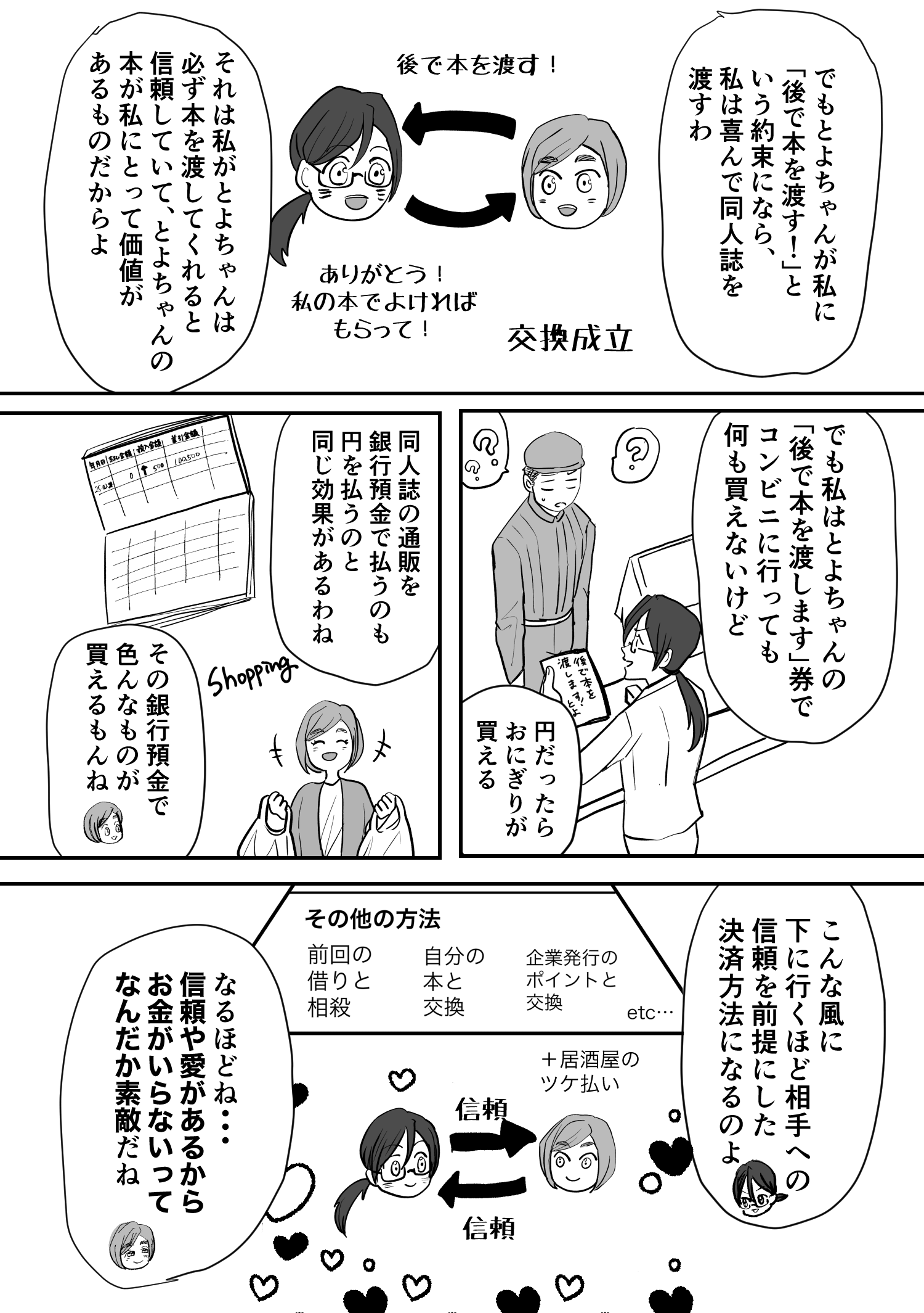 【漫画】『コミケで分かるお金の話』の画像