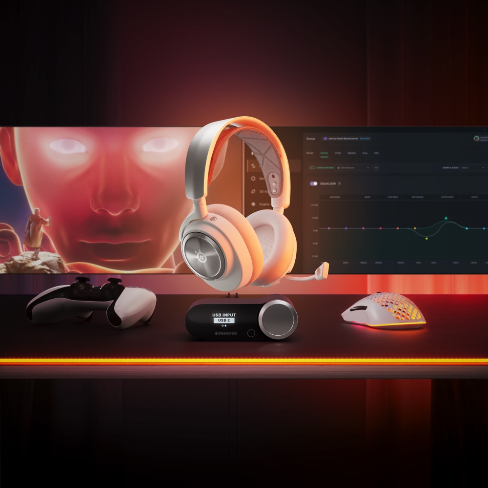 SteelSeriesのヘッドセットにホワイト登場の画像