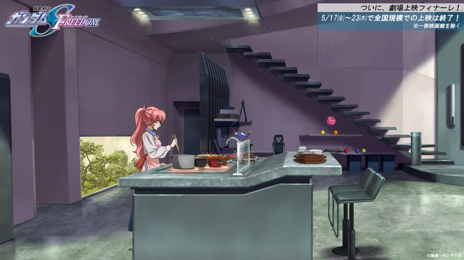 ガンダムSEED freedom 特典 生コマフィルム ラクス キッチン ガンダムSEED FREEDOM』ラクスの料理シーンを捉えた新場面写真公開 入