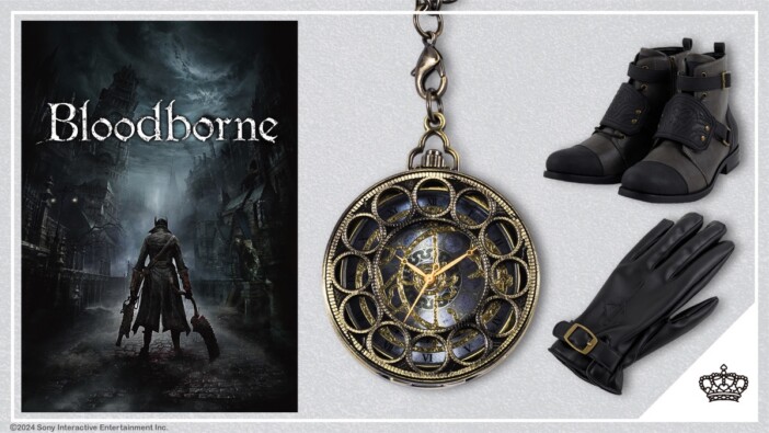 『Bloodborne』コラボアイテム第3弾が登場！　星見時計と対になる懐中時計、狩装束イメージのブーツ＆手袋が発売へ