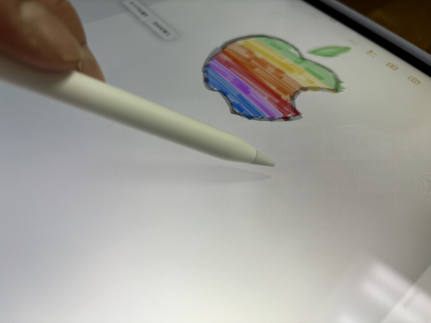 『Apple Pencil Pro』は影もリアル