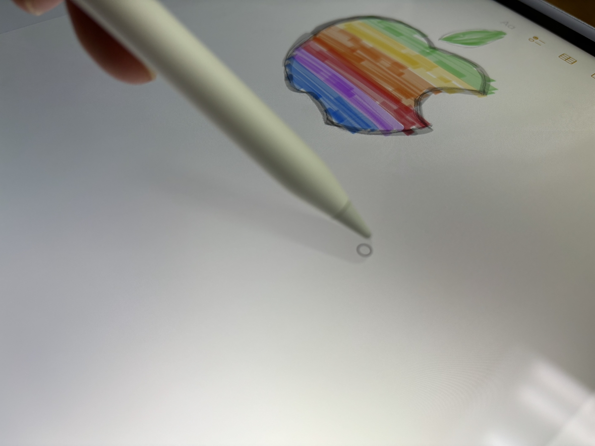 『Apple Pencil Pro』は影もリアル