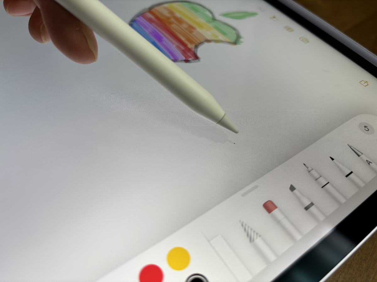 『Apple Pencil Pro』は影もリアル