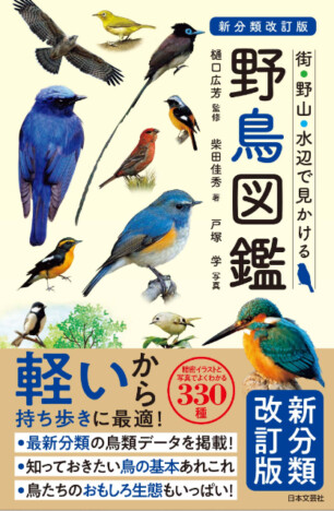 代表的な野鳥330種を収録　「日本鳥類目録第8版リスト」に準拠した『野鳥図鑑』が見ているだけで楽しい