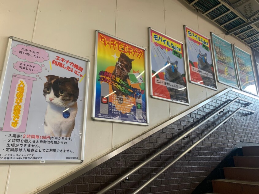 猫好き、JR駅構内のポスターに賞賛の声