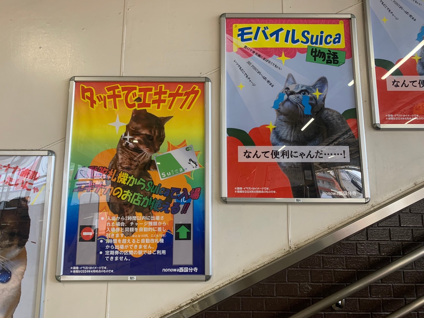 猫好き、JR駅構内のポスターに賞賛の声の画像