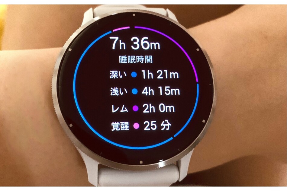 時計で睡眠の質は上がるのか　GARMINレビュー