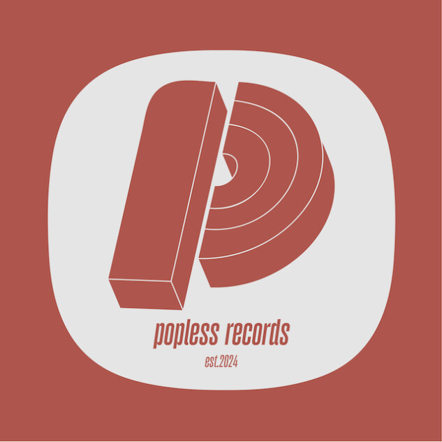 popless records ロゴ
