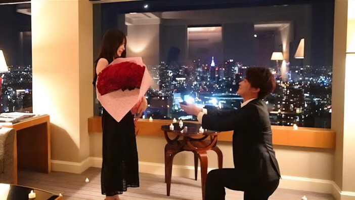 のりぽんチャンネル、“5年半の交際”を経てプロポーズ　夜景の見えるホテルでサプライズ