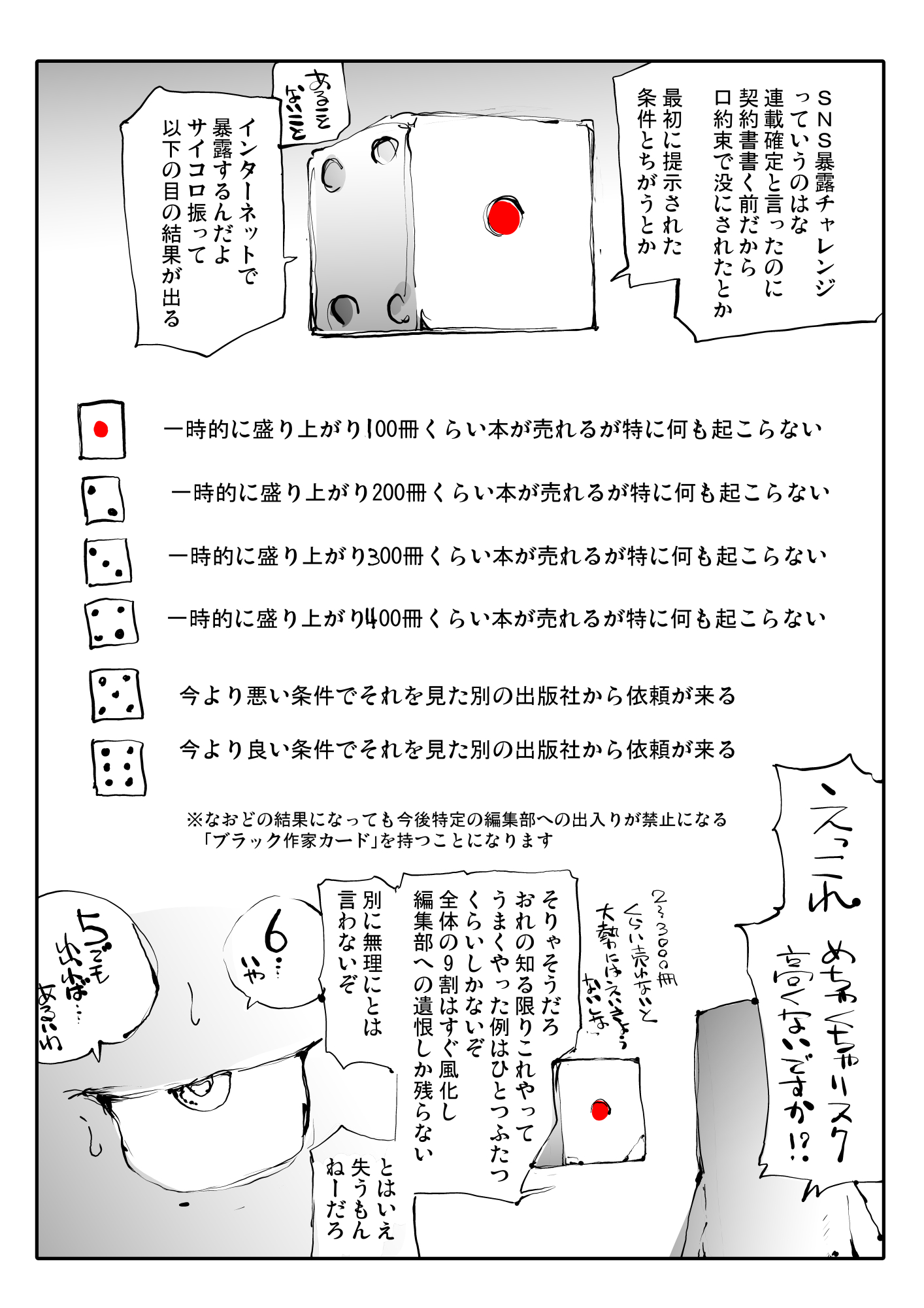 【漫画】『漫画家すごろく』の画像