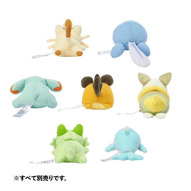 ポケモン「洗えるぬいぐるみ」新作登場