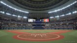 ゲーム内の「京セラドーム大阪」。見た目もかなりフォトリアルに作られているが、音響も含めての“リアル”なのだ