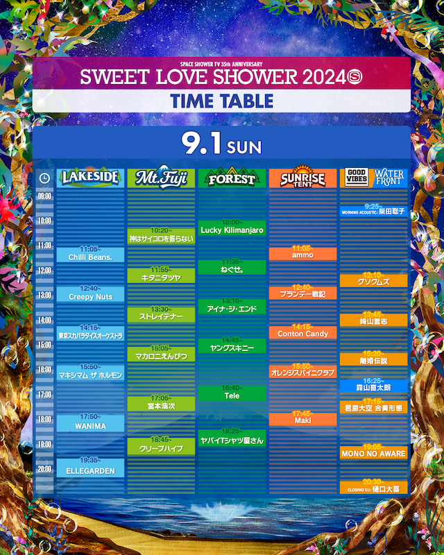 『SWEET LOVE SHOWER 2024』DAY3