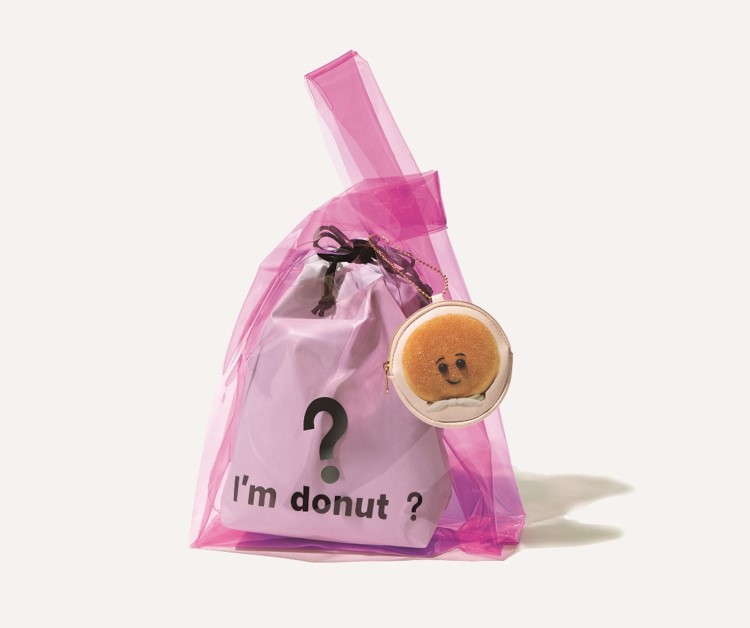 「I’m donut ？」クリアピンクのバッグが付録の画像