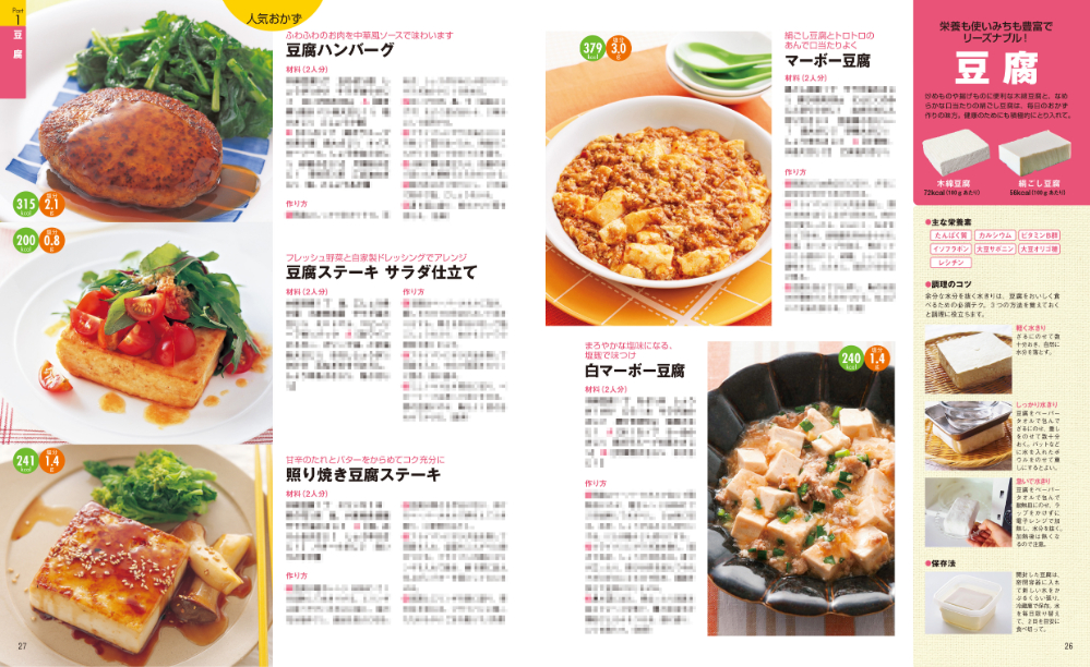 「野菜・豆腐体にいいおかず 860品　新装版」の画像