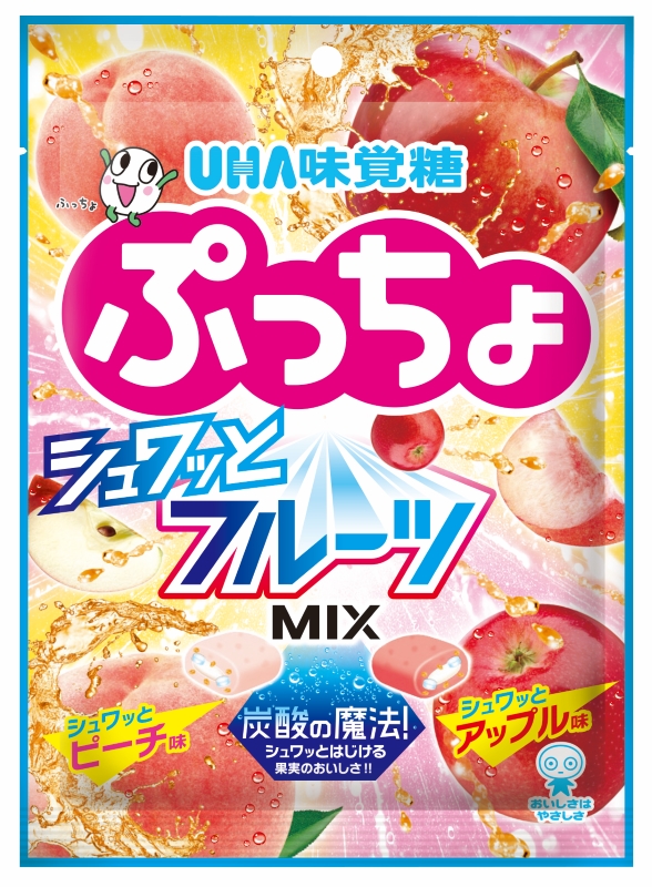 ぷっちょ袋 シュワッとフルーツ MIX