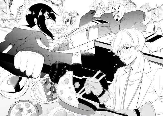 【漫画】サイボーグ兵器にも“美味い飯”を食わせたい……SF×グルメの創作漫画『Giver＆Eater』が刺激的であたたかい