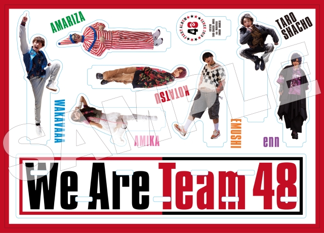 フォーエイト48『We Are Team 48』UNIVERSAL MUSIC STORE限定盤特典　実写アクリルスタンド