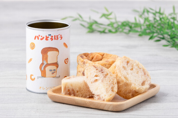 「パンどろぼう」が非常食に？　賞味期限5年のコラボ缶入りパンが登場