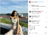 板野友美、スタイル際立つキャミソール姿の画像