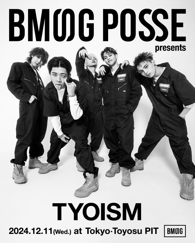 BMSG POSSE『BMSG POSSE presents TYOISM』デジタルフライヤー