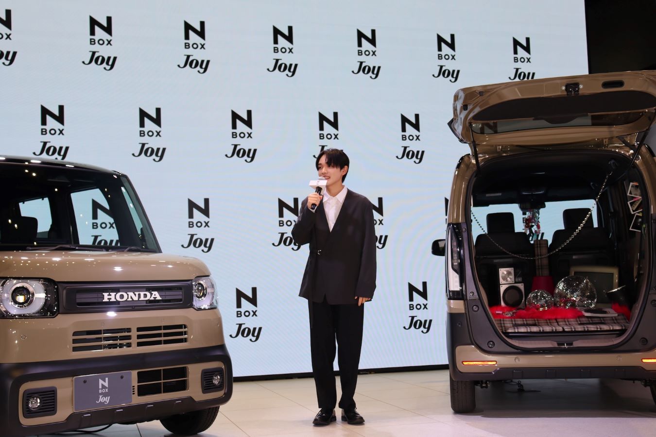 宮世琉弥『N-BOX JOY』発売記念イベントに登壇の画像