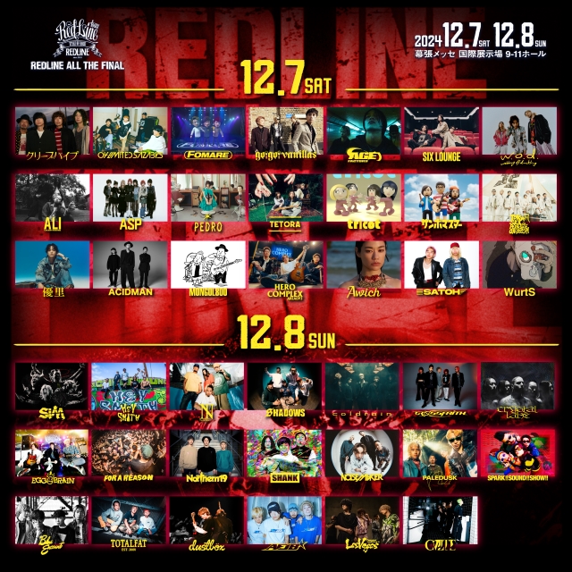 『REDLINE ALL THE FINAL』全出演者　告知画像