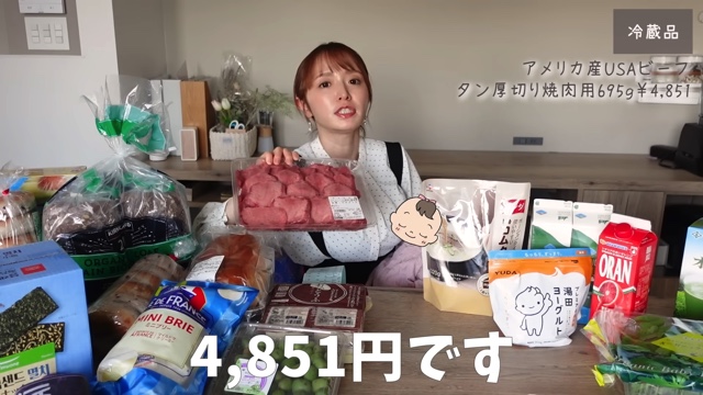 元モー娘。紺野あさ美、コストコで爆買いの画像