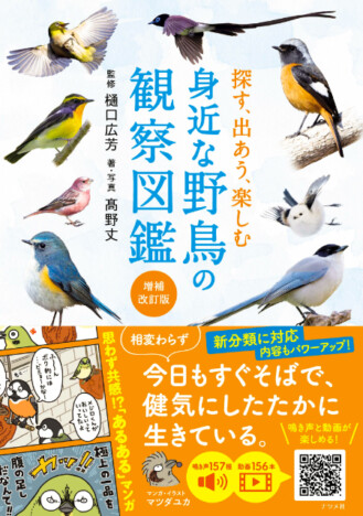 身の回りの野鳥を楽しむ、観察図鑑の決定版 『探す、出あう、楽しむ　身近な野鳥の観察図鑑【増補改訂版】』