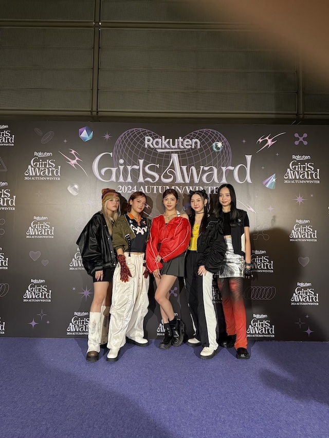 UN1CON「Rakuten GirlsAward 2024 AUTUMN/WINTER」集合写真