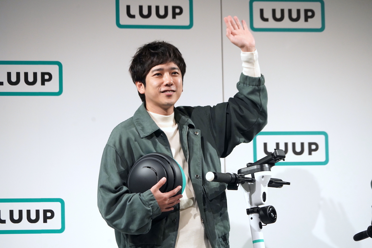 二宮和也、LUUPで颯爽と駆け抜けるの画像