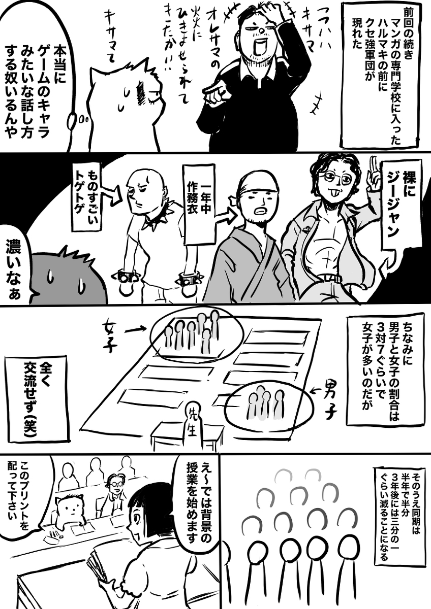 【漫画】プータローが東京の爆売れ漫画家のアシにの画像