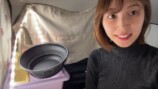 車中泊女子YouTuber、餃子とビールで晩酌→爆睡の画像