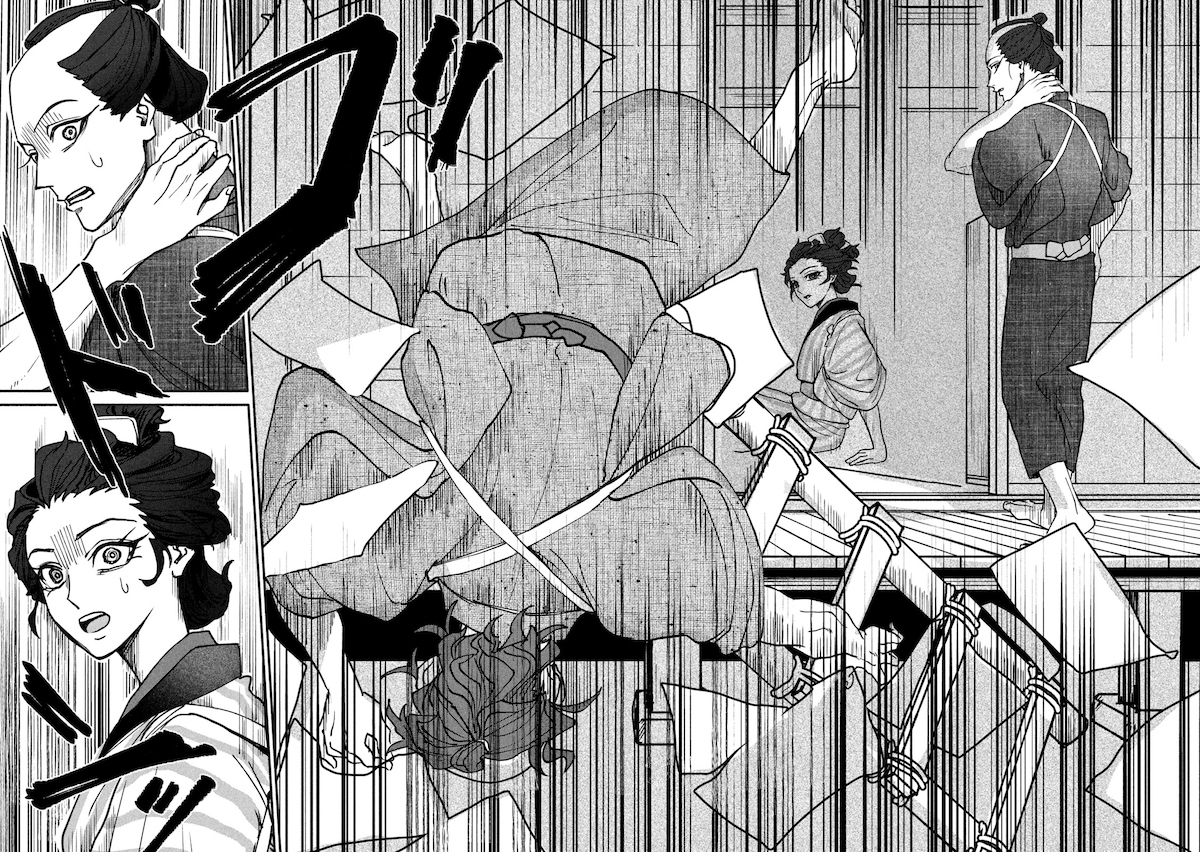 【漫画】女北斎大罪記の画像