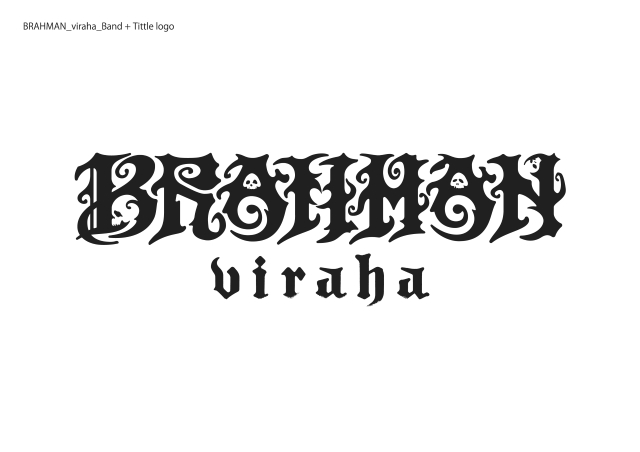 BRAHMAN　バンド＆『viraha』タイトルロゴ