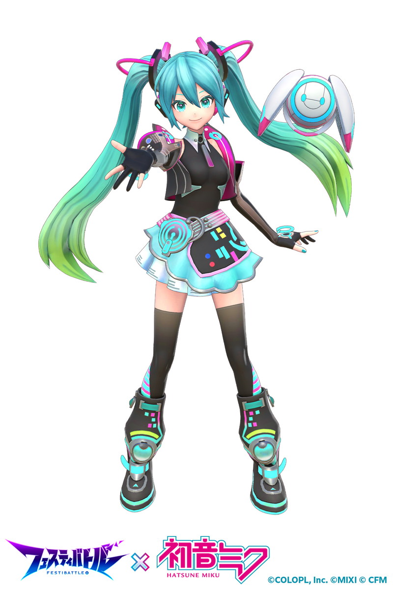 『フェスティバトル』に初音ミクが登場の画像