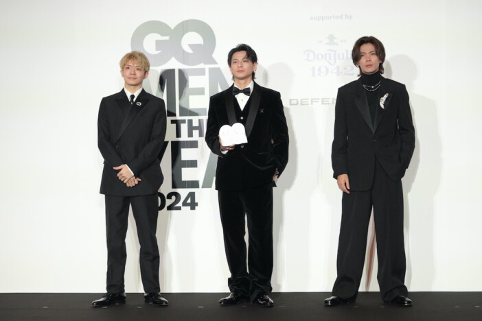 Number_i、『GQ MEN OF THE YEAR 2024』受賞