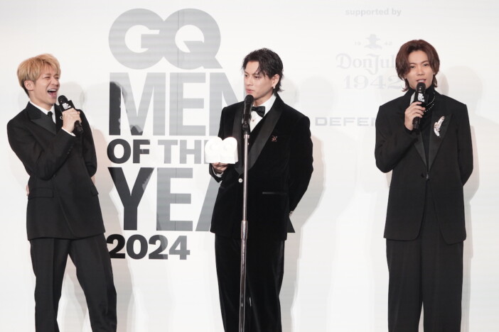 Number_i、『GQ MEN OF THE YEAR 2024』受賞