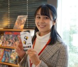 鶴田麗子さん 会場の案内を担当