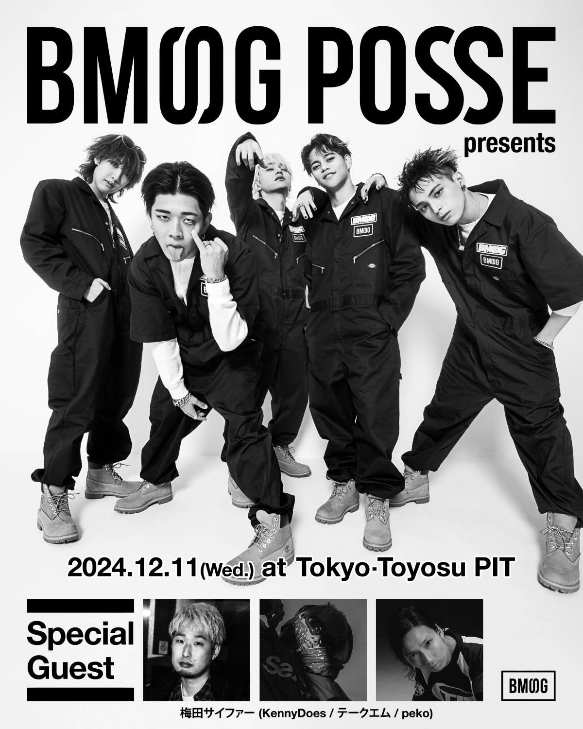 BMSG POSSE、初の単独公演に梅田サイファーからKennyDoes＆テークエム
