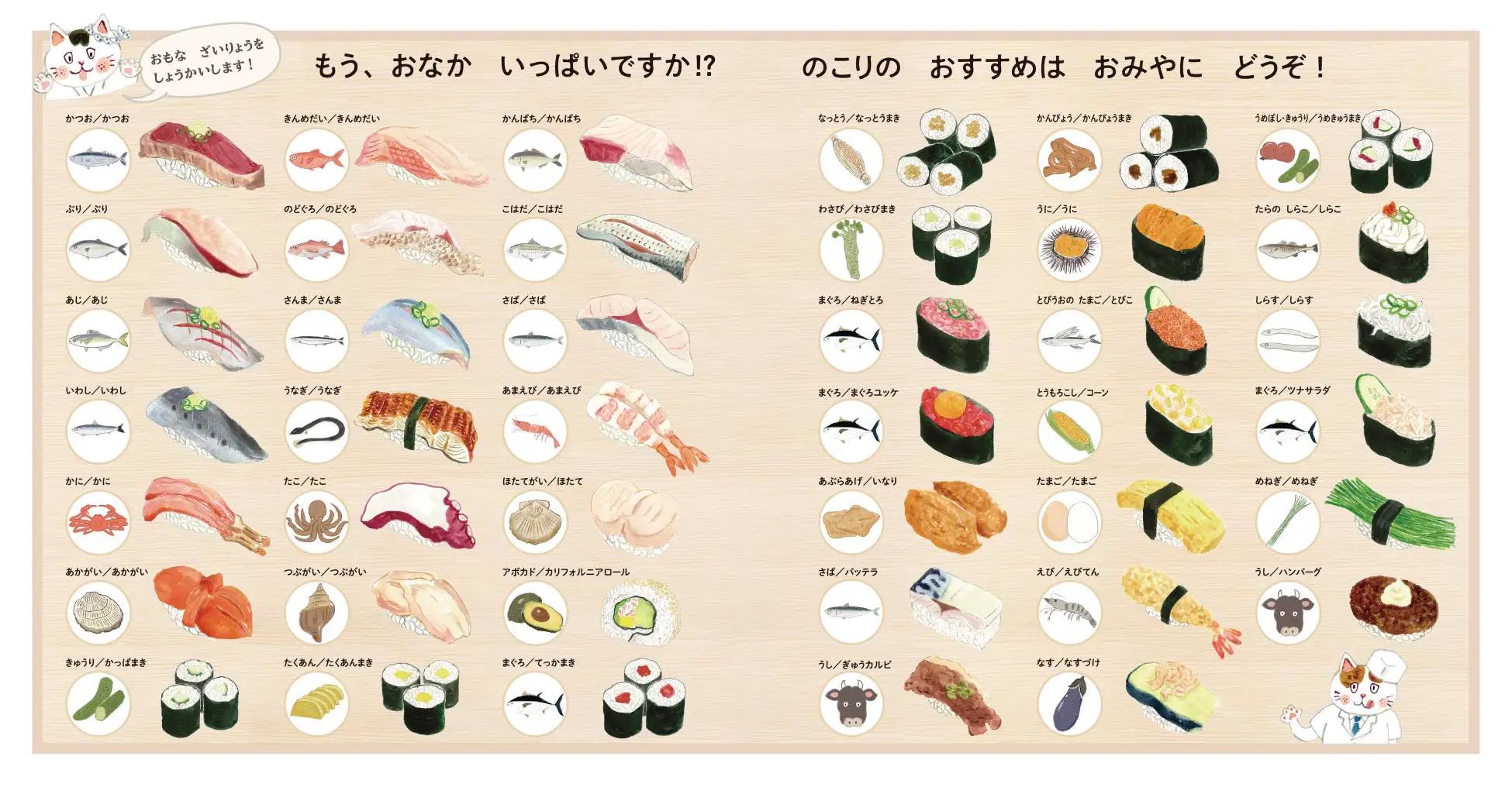 お寿司ができるまで丸わかりの絵本が話題の画像